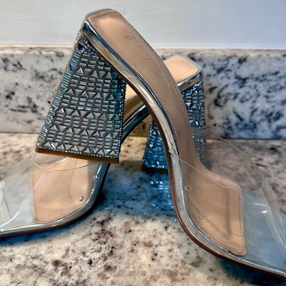 Betsey Johnson Elegant Silver Women's Heels